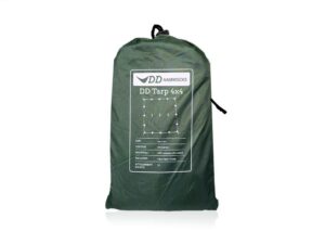 DD Tarp 4x4 Olive Green – vattentät tarp från DD Hammock