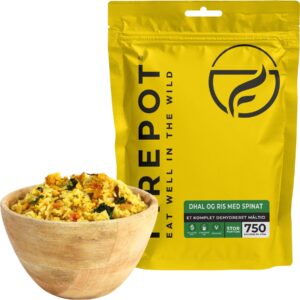 Firepot Dhal och Ris med Spenat, frystorkad mat, XL