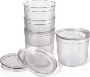 Light My Fire Tumbler with snap lid short 4-pack Transparent