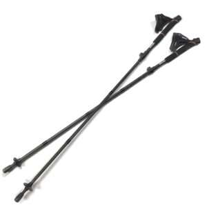Silva Running poles carbon adjust 100-120cm, Vandringsstavar, Svart