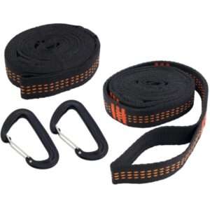 TravelSafe Travel Tree Straps, svart/orange