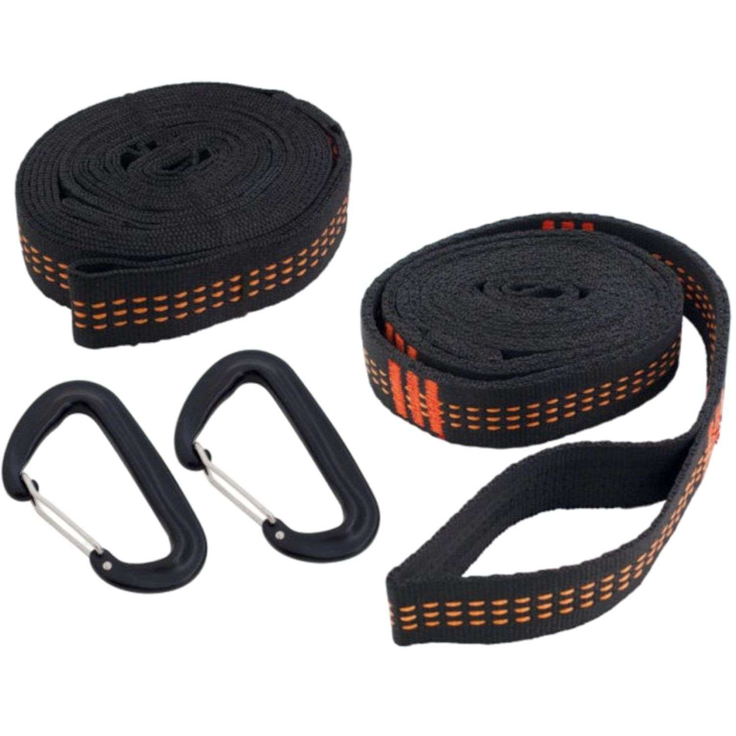 TravelSafe Travel Tree Straps, svart/orange