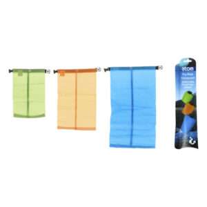 drysacks, vattentäta packpåsar för ryggsäck, persedelpåsar, ATOM DRYBAGS 3-PACK
