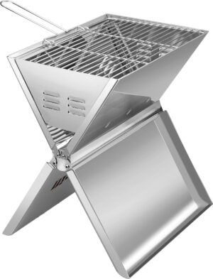 Hällmark Foldable Grill Stainless Steel