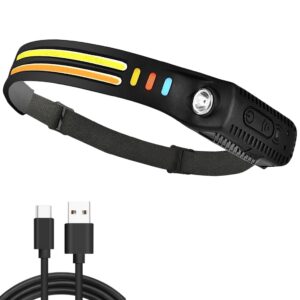 LED Pannlampa med Rörelsesensor och COB LED - Uppladdningsbar 350 LM - 1-Pack