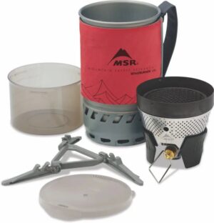 MSR WindBurner Personal Stove Red