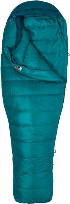 Marmot W's Angel Fire Down Long -5,6°C Malachite/Deep Teal
