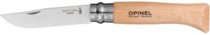 Opinel Blister N08 Beech Stainless Steel