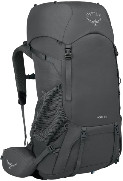 Osprey M's Rook 50L Dark Charcoal/Silver Lining