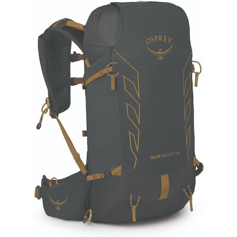 Osprey Talon Velocity 20 Dark Charcoal/Tumbleweed Yellow S/M