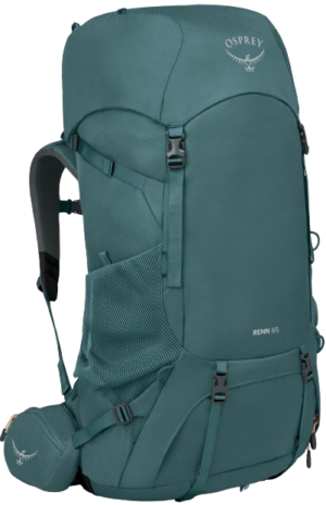 Osprey W's Renn 65L Cascade Blue/Melon Orange
