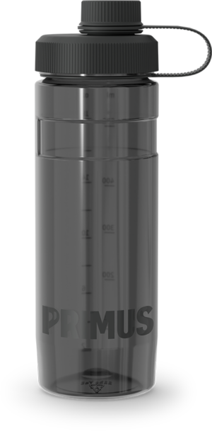 Primus Kvarts Tritan Bottle 0.6 L Drink Cap Cliffside Ash