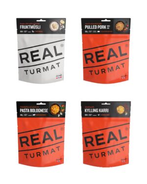Real Turmat 12 måltider - Paketerbjudande – Frystorkad Mat
