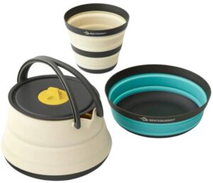 Sea To Summit Frontier UL Collapsible Kettle Cook Set 1Person 3-piece