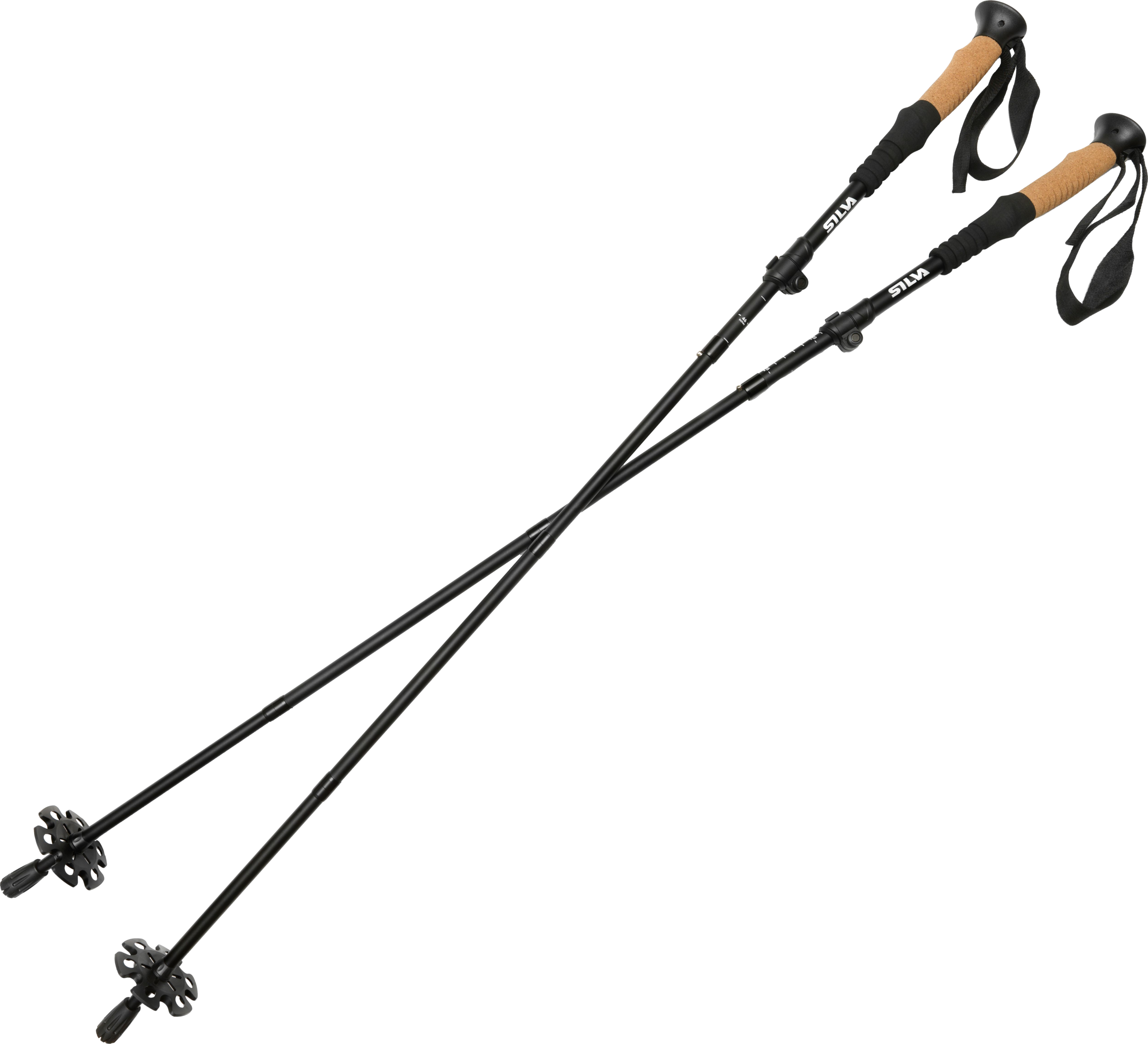 Silva Trekking Aluminum Z-Fold Black