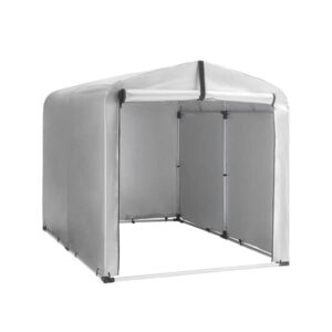 SoBuy Cykeltält | Utetält för cykel & verktyg - Vattentätt förvaringsskjul | Silver 159x219x165cm KLS11-L