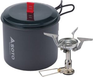 Soto Amicus w/ Igniter & New River Pot Grey