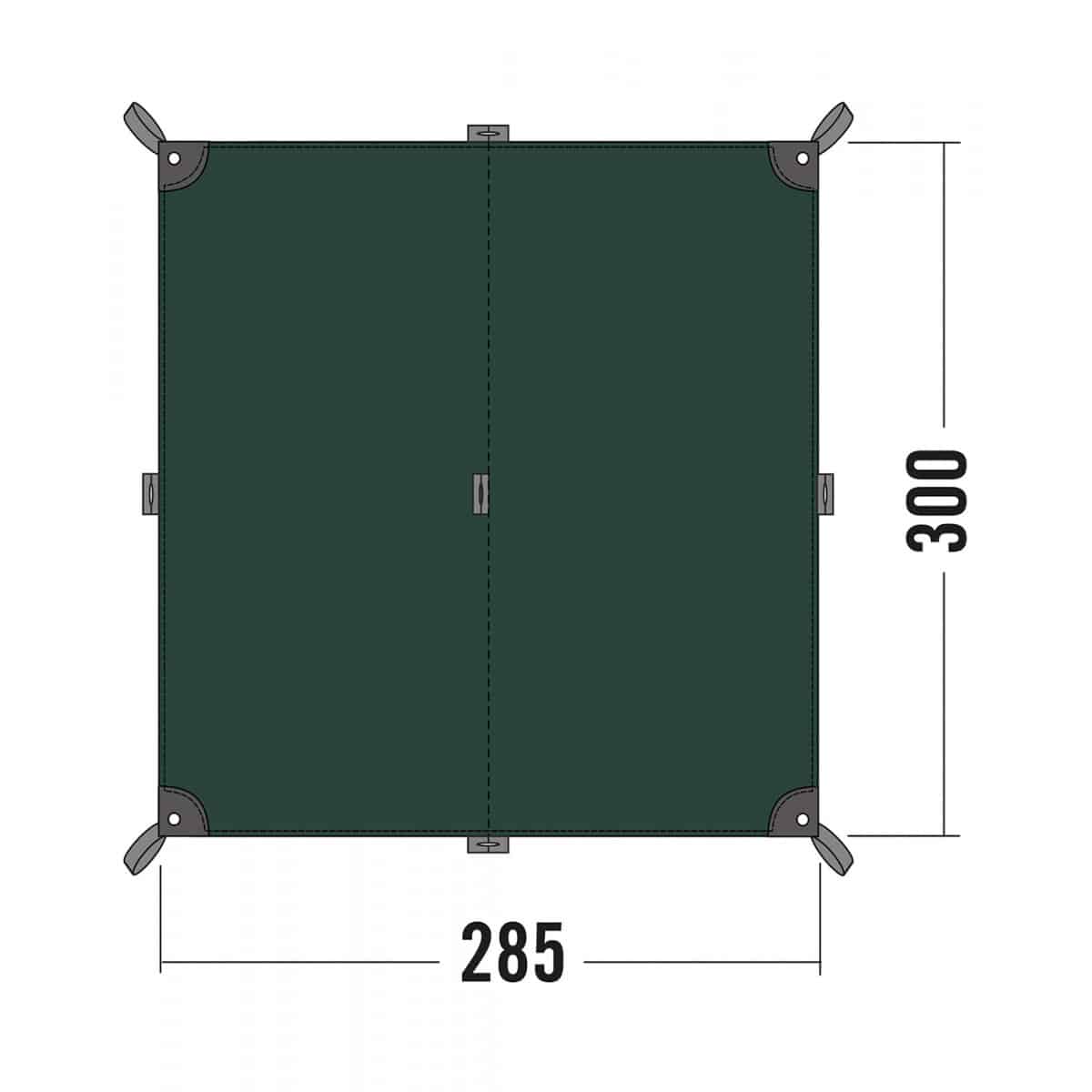 TARP 2 - 285 X 300 CM - TATONKA
