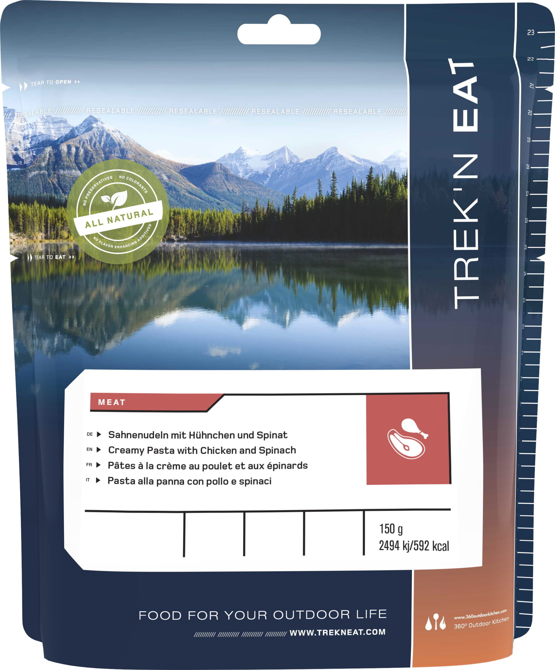 Trek'n Eat Creamy Pasta With Chicken And Silver