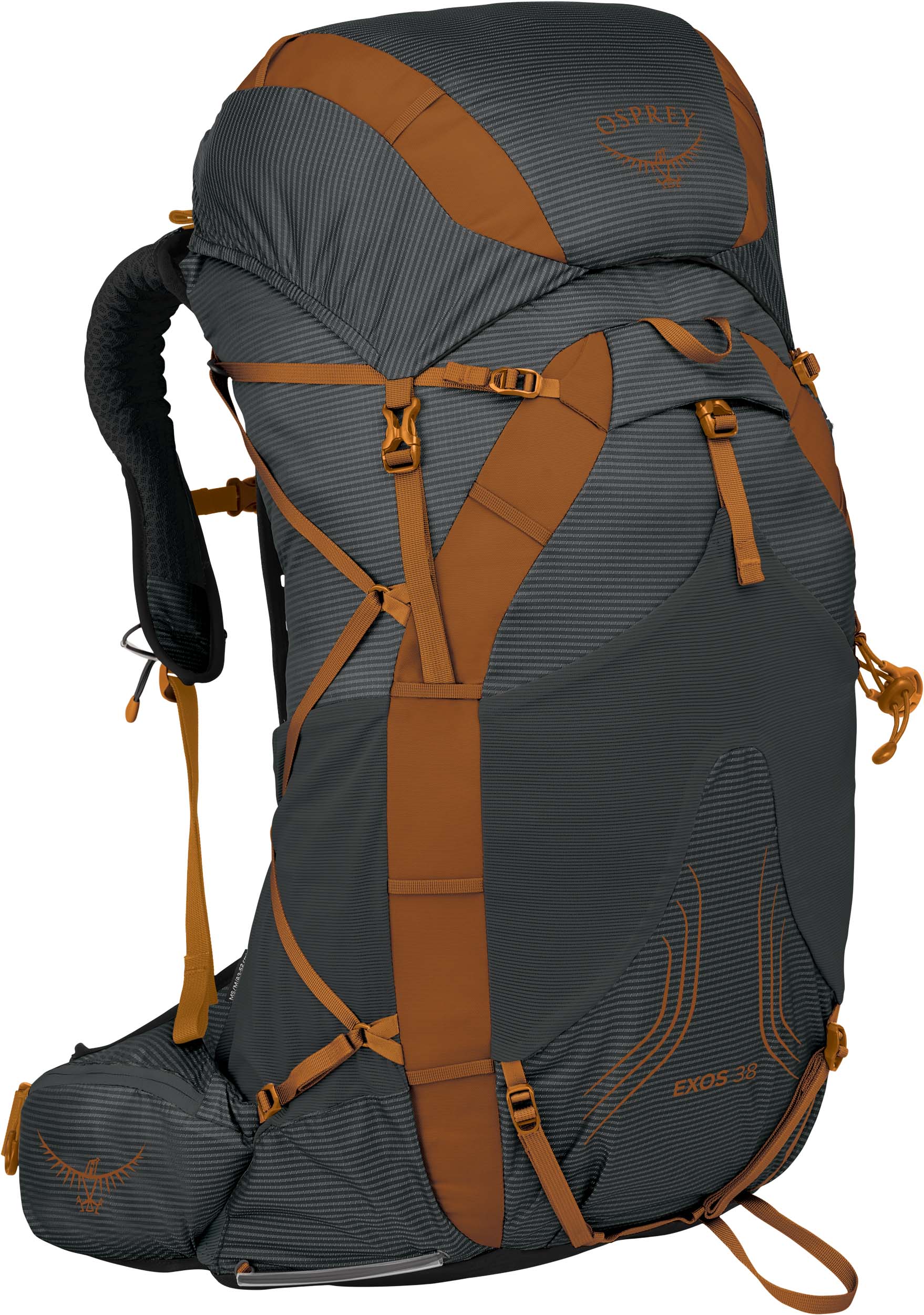 Osprey Men's Exos 38 Dark Charcoal Grey