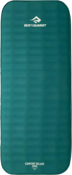 Sea To Summit Comfort Deluxe Self-Inflating Sleeping Pad Large Rectangular Wide Rain Forest