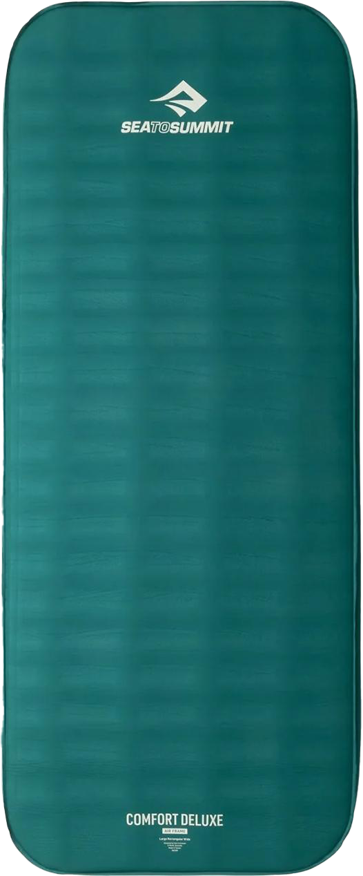 Sea To Summit Comfort Deluxe Self-Inflating Sleeping Pad Large Rectangular Wide Rain Forest