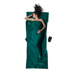 COCOON TRAVEL SHEET MICROFIBER Dark Green, reselakan micofiber
