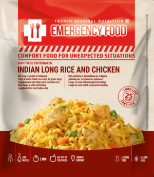 Emergency Food Indian Long Rice and Chicken 1-port Onecolour