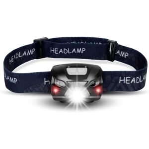 LED Pannlampa - Uppladdningsbar USB - 3 Läge - Vattentålig - Rörelsesensor