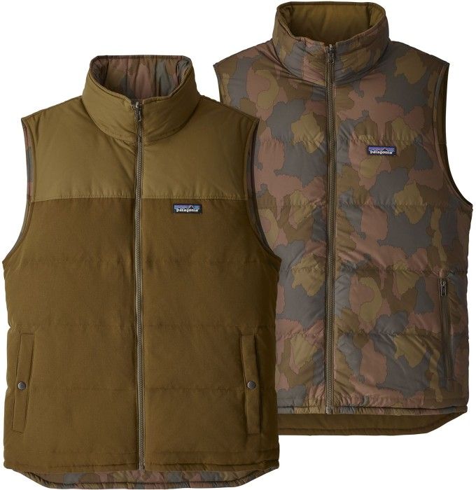 Patagonia M's Reversible Bivy Down Vest Sediment