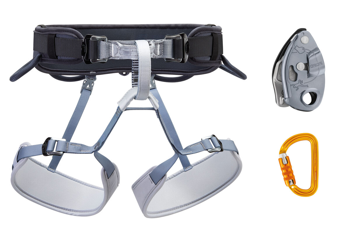 Petzl Kit Corax Grigri Sm'D Dark Gray