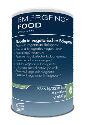 Trek 'n Eat Nudlar i Vegetarisk Bolognese - Emergency Line 600g