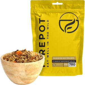 Firepot Oxgryta med Korngryn, frystorkad mat, XL