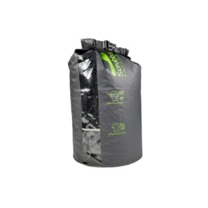SCRUBBA WASH BAG 13.5 L Black, tvättpåse resa, drybag med inbyggd tvättbräda