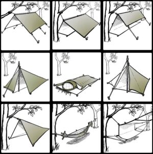 Bushmen Thermo-Tarp 2x3 presenning