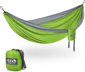 ENO DOUBLENEST HAMMOCK Chartreuse/Grey, hängmatta dubbel