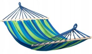 Hängmatta 480144B Blå Bluegarden 250x90x1cm