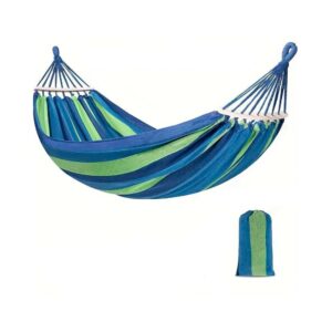 Luxury Hammock - Blue Striped Camping Hammock