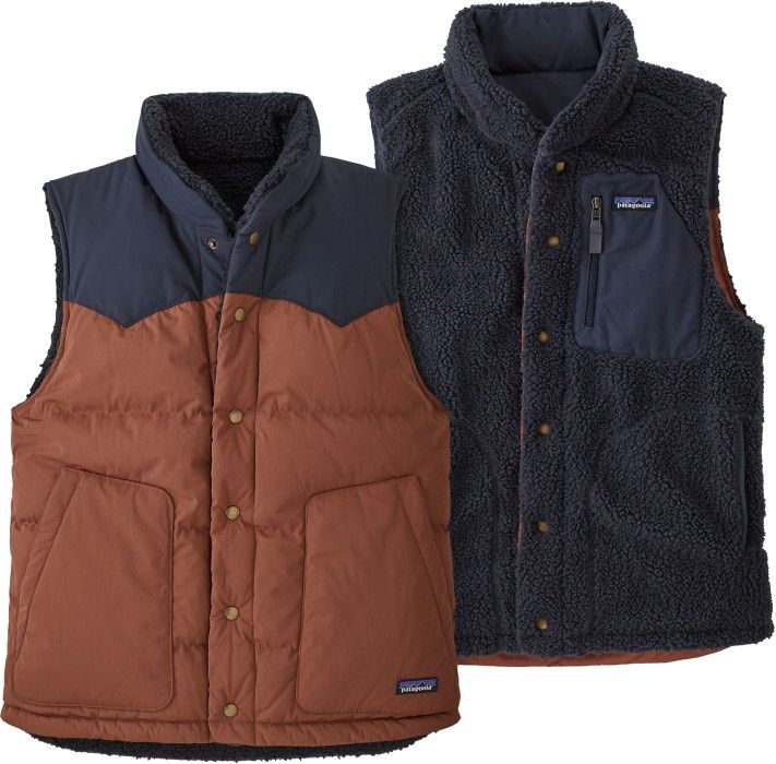 Patagonia M's Reversible Bivy Down Vest Fox Red