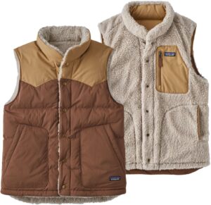 Patagonia M's Reversible Bivy Down Vest Moose Brown