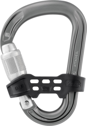 Petzl Attache Bar Carabiner Grey