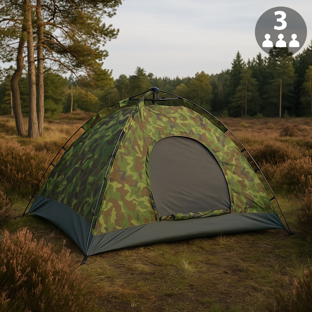 Quick-Up Camouflage Tent for 3-10 People