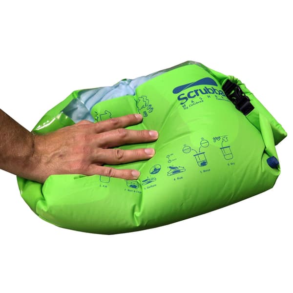 SCRUBBA WASH BAG 13.5L Lime, tvättpåse friluftsliv, tvättpåse drybag