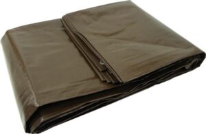 Tarp GEKO presenning 12x15 m extra kraftig/brun 200 g (1)
