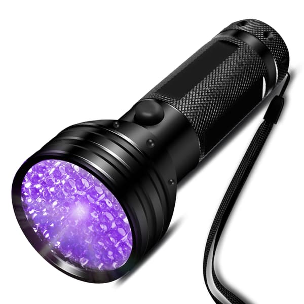 UV-ficklampa med 51 LED-pärlor 395 nm vattentätt